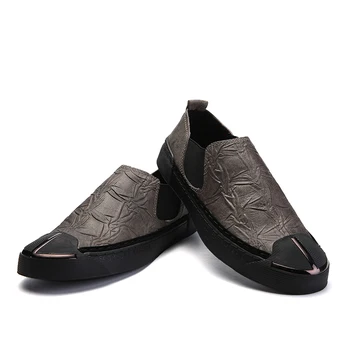 Barbati din Piele Pantofi de Primavara toamna Retro Designer Mocasini exterior Încălțăminte de brand de lux pantofi Respirabil Mocassin Homme