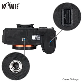 Corpul aparatului foto Autocolant de Protectie a Pielii Film Kit Pentru Sony A7 III A7R III A7III A7RIII A7M3 A7R3 Anti-Zero 3M Autocolant Umbra Neagră