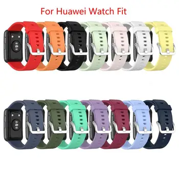 Silicon Ceas Sport band Pentru Huawei Watch a se Potrivi Brățară Brățară Pentru Ceas Huawei se Potrivesc TIA-B09 Ceas Inteligent de Înlocuire Curea