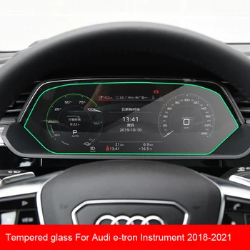 Sticla folie protectoare Pentru Audi e-tron interior Auto panoului LCD ecran Anti-zero 2018-2021