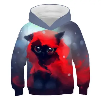 Animale, pisică Nou toamna și iarna Băieți Fete hot de vânzare Jachete de Toamna pentru Copii Hanorace Mâneci Lungi Copii 3D hanorace Haine