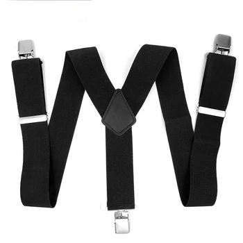 Om Bretele Unisex Moda Bretele de culoare Simplu Bretele Reglabile Puternic 3Clasp Casual Bretele 5*120cm