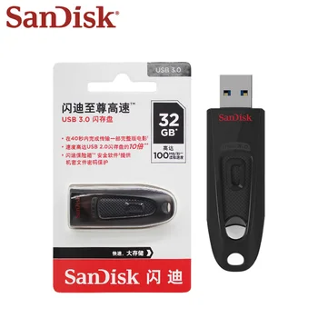 SanDisk USB 3.0 64G Unitate Flash USB de Memorie de 128GB stocare Pen-Drive 32GB Stick Pendrive de Mare Viteză de Până la 100 m/s Flashdisk Original