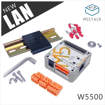 M5Stack LAN controler de bază W5500 TCP/IP încorporat rețea Ethernet modul de aplicare Industrială tensiune 9-24V