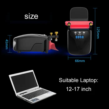 PC Laptop Cooler Ventilator pentru Laptop de Răcire a Răcitorului de 12 17 inch Aspirator USB Notebook Universal Ventilator de Răcire Extern de Aer Extragerea Rece