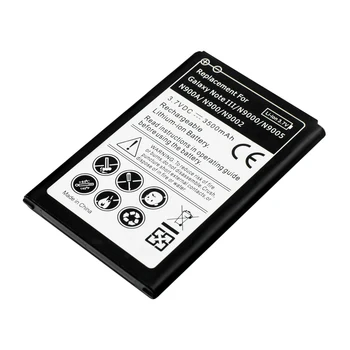 Litiu Litiu Baterie Pentru Samsung Galaxy Note 3 Note III N9005 N9000 N9006 N9008 N9009 Baterie de 3500mAh Înlocuire Bateria