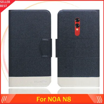 5 Culori Calde!! NOA N8 Caz Personaliza Ultra-subțire de Piele Exclusive Telefon Folio Cover Book Sloturi pentru Carduri de Transport Gratuit