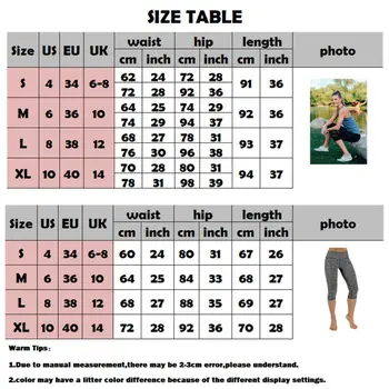 Nou Stil Pentru Femei Pantaloni De Yoga Sală De Sport De Antrenament Jambiere De Fitness De Funcționare Stretch Pantaloni Cu Buzunar O Jumătate De Lungime De Moda Slab 2019