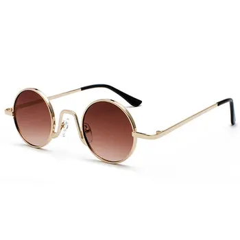 Vintage Rotund ochelari de Soare Brand Design Femei Bărbați Ochelari de Soare de Lux Retro UV400 Ochelari de Moda Nuante Oculos Gafas de sol