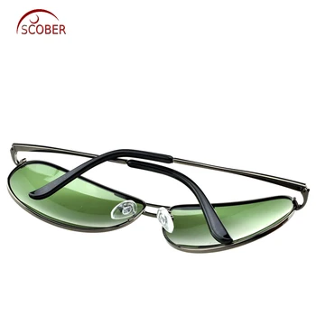 = SCOBER = Pilot Mare Val Negru Templu Designeri de ochelari de Soare Polarizat Personalizate Miop Minus baza de Prescriptie medicala Lentile -1 -6