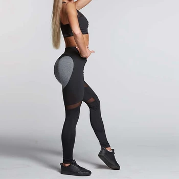 Normov Moda Pantaloni De Yoga Inimii Model Plasă De Îmbinare Sport Jambiere Athleisure Îmbrăcăminte De Fitness Elastic Femei Jambiere Pantaloni