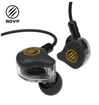 Auriculares BGVP DS1 PRO HIFI 1DD + 2BA tecnología híbrida ro la oreja tipos de IEM OCC con micrófono/OCC chapado con cablu MMCX