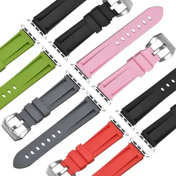 Curea din silicon Pentru Apple Watch band 44mm/40mm iwatch Trupa 38mm 42mm Sport brățară de Cauciuc watchband pentru apple watch 5 4 3 2 1