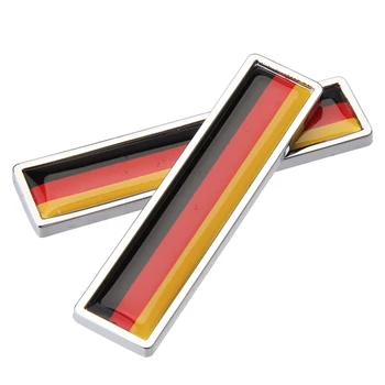 Germania flag logo-ul Autocolant Usa Masina Decal Emblema pentru Corvette Infiniti Daihatsu Honda Hyundai Dodge Holden Dacia Ducati Ford, GMC