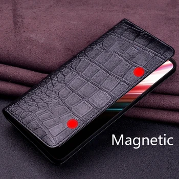 Pentru Nubia Red Magic 5G Caz Piele Flip Cover Pentru ZTE Red Magic 5G Caz Handmake Telefon Mobil Caz Pentru 5G