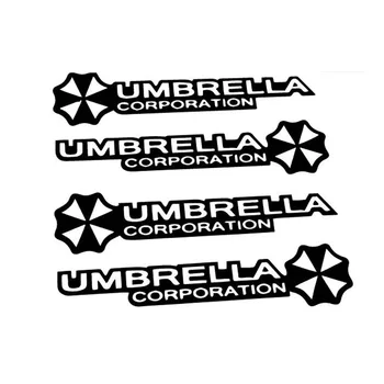 Dawasaru 4X Umbrella Decal Personalizate de protecție Solară Autocolant Auto Accesorii Auto Motociclete Decor din PVC,15cm*4cm