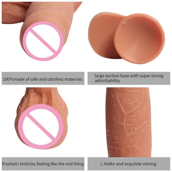 Gel de siliciu Vibratoare sex Feminin simulare penis de silicon dublu duritate multi-punct de masaj Integrat de turnare jucarii sexuale pentru femei