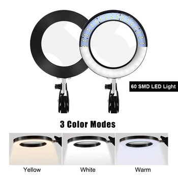 NEWACALOX 5X Iluminate Lupa USB 3 Culori LED-uri Lupa pentru ciocan de Lipit de Reparare/Lampă de Masă/de îngrijire a Pielii de Frumusete Instrument