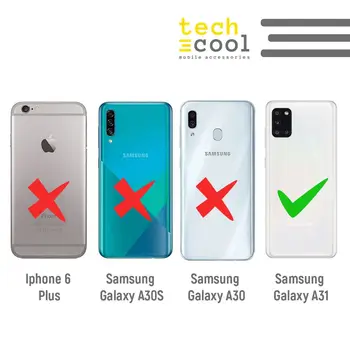 FunnyTech®Silicon de Caz pentru Samsung Galaxy A31 l fundal Minecraft