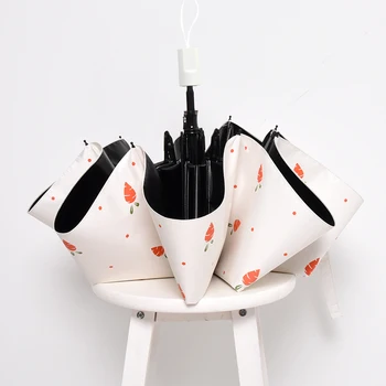 Imprimarea Umbrelă de Pliere Automata Vara Inversă Umbrela de Ploaie Femei Academia Guarda Chuvas Obiecte de uz Casnic YY50YS