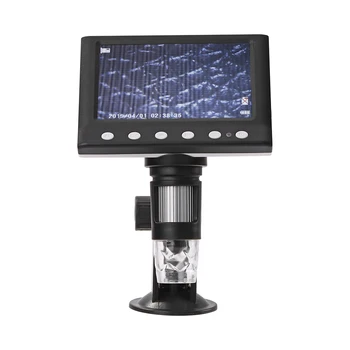 Dropship 1000X Microscop Digital 8 LED-uri Telefoane Lupa cu Ecran de 4,3 Inch Suport pentru Grădină Vesta Respectarea Decor
