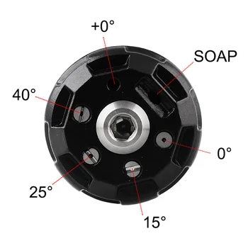 6 în 1 de Înaltă Presiune Duză de Conectare Rapidă Sfaturi pentru Spalatorie Auto 1/4 inch Coloană de Apă Spray Duș Fan de Mașini de Curățare Accesoriu