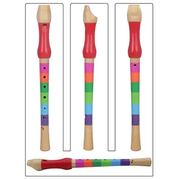 De Lemn Înalte Orff Flaut Colorate Din Lemn Flaut Copil Copii Profesionist, Jucând Instrumente Muzicale Educație Muzicală Jucarii Cadou