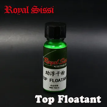 Royal Sissi 2bottles de pescuit zbura Sus Floatant pulbere non-toxice Super plutitoare pulbere pentru muste uscate&emergers fly tying chimice
