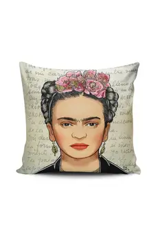 Navigare Frida Kahlo Model Ciucuri Pernele De Acoperire Digitale Imprimate Perna Decorativa De Calitate Cusut Fermoar Cusaturi Ascunse
