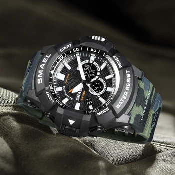 Noi SMAEL Ceasuri Mens Militare de Sport rezistent la apa de Sus Brand de Lux Analog Cuarț Ceas Digital Bărbați Încheietura Ceas Relogio Masculino