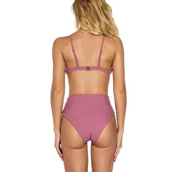 Moda pentru Femei de Imprimare Siamezi Push-up Pad Costume de baie costume de Baie pe Plajă Bikini Set Maillot De Bain Femme Бикини Пуш Ап 2021