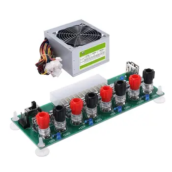 ATX Banc de Alimentare Calculator Circuit Electric 24Pins Breakout Bord Modulul DC Conector USB 5V Port