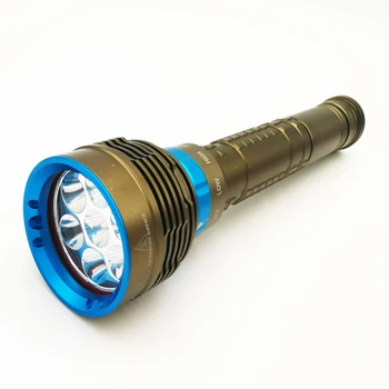 LED-uri de scufundări lanterna cu 7 led-uri impermeabil lanterna 7*Cree XM-L2 Magnetic comutator rotativ 12000LM De 3*18650 sau 3*26550 Baterie