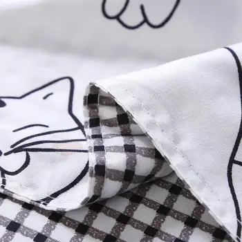 2019 Desene animate Pisicile INS Seturi de lenjerie de Pat din Microfibra, Perie Poliester Bedlinens Twin Plin Regina King Duvet Cover Set de fețe de Pernă