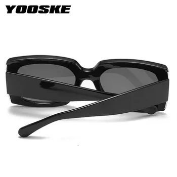YOOSKE Mare Cadru ochelari de Soare Femei Pătrat Negru Ochelari de Soare pentru Femei de Moda 2021 Bărbați Supradimensionate Clasic Vintage Ochelari de vedere
