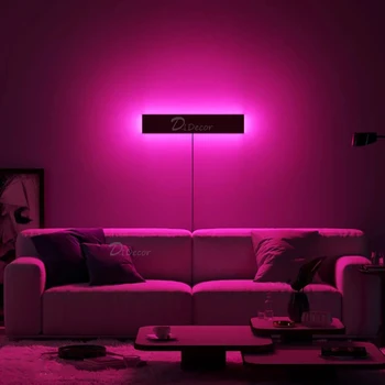 Modern RGB LED lampă de Perete Camera de zi Interior Decor plin de culoare Lumina de Perete Decor Acasă Sufragerie, Corpuri de Iluminat Lămpi Hotel