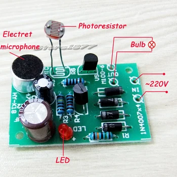 Mini Sunet lumina Comutatorului de Control al Proiectului Kit Electronice DIY szsp21