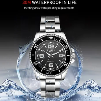 Top Brand de Lux pentru Bărbați Ceas rezistent la apa 30m Data Ceas Masculin Ceasuri Sport Barbati Cuarț Încheietura Ceas Relogio Masculino bărbați cadouri