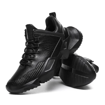 2020 Oameni Noi Adidași cu Talpă ochiurilor de Plasă Respirabil Pantofi sport pentru Barbati Platforma Indesata Pantofi în aer Liber Pantofi de Mers pe jos Zapatillas