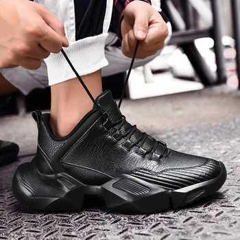 2020 Oameni Noi Adidași cu Talpă ochiurilor de Plasă Respirabil Pantofi sport pentru Barbati Platforma Indesata Pantofi în aer Liber Pantofi de Mers pe jos Zapatillas