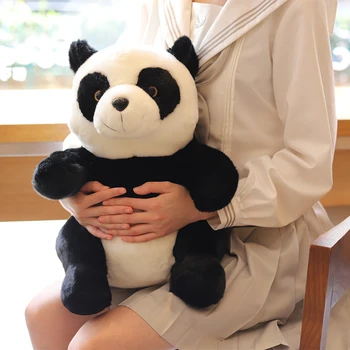 1 buc Vânzare la Cald 30-20 cm Lovely panda de Pluș Jucării Anime Păpușă de Pluș Moale Animale Păpușă Copii Potoli setea Jucarie Cadou Pentru Iubitul Fata