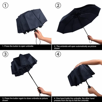 În aer liber Parapluie Impermeabil Drăguț Bufnita Imprimate Automat Umbrele de Ploaie Femeie Pliere Umbrela pentru Bărbați Vânt în aer liber Umbrela