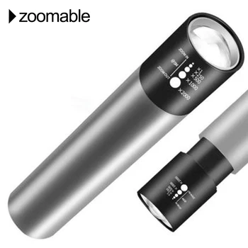 Mini Lanterna LED-uri USB Reincarcabila COB+XPE Super Luminoase 3 Moduri T6 Lanterna lumina, rezistent la apa Iluminat de Noapte Pentru Camping Ciclism