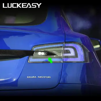 LUCKEASY ABS tăiați coada Pentru Tesla Model S 2017-2020 Masina ABS fibra de carbon tăiați coada 1buc/set