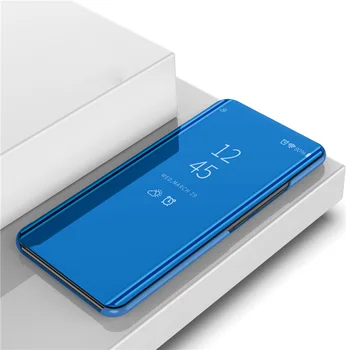 Opus Realme 6 Pro Caz de Lux Flip Stand Oglinda Caz Realme6 Acoperire Caz Piele pentru Oppo Realme 6 Realme6Pro Smart Cover