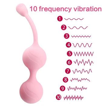 Control de la distanță Sari Ou Vibrator Vibrator Kegel Mingea Vagin Practicanta G spot Stimulator Clitoris sex Feminin Masturbator Jucarii Sexuale pentru Femei