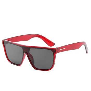 Unisex TF logo ochelari de soare femei bărbați 2021 uv400 înaltă calitate mare dreptunghi oglindă ochelari de soare futurist oculos de sol masculino