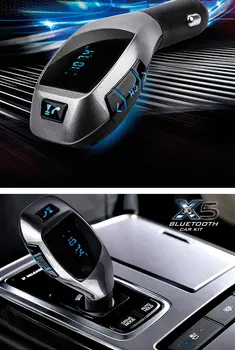 De înaltă Calitate X5 Handsfree Bluetooth FM Bună Valoare Pentru Bani X5 Car Bluetooth Mp3