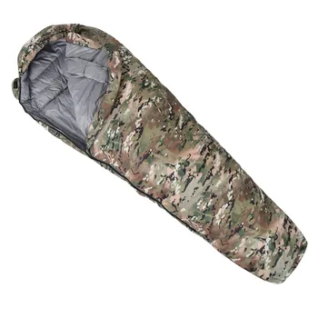 OneTigris Militare de Camuflaj Sac de Dormit Mumie 0~15C Portabil Ultralight Singur Sac de Somn Pentru un Adult de Supraviețuire în Junglă Camping Drumetii