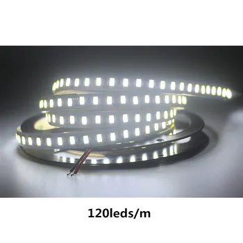 120leds/m SMD 5630 5730 led strip lumină Flexibila 5M 600 LED bandă 12V DC non bandă rezistent la apa lampă 60leds/m 90leds/m Super Luminoase